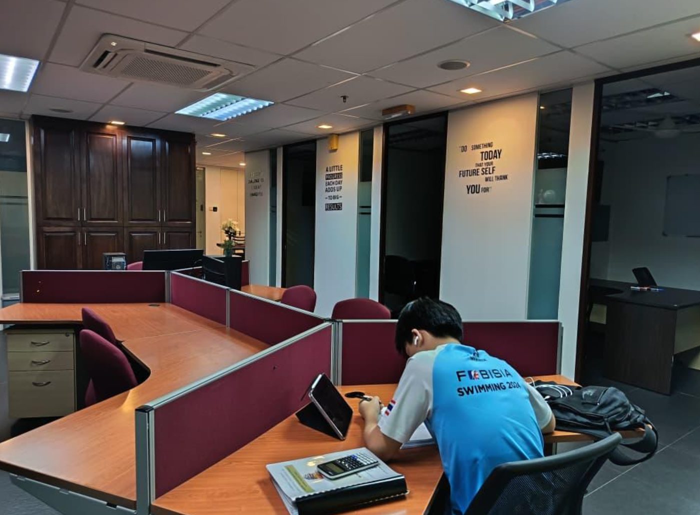 A student studying at Meta Learning Edu's Mont Kiara campus